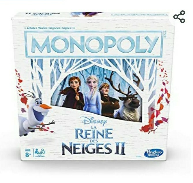 Jeu Monopoly Reine des Neiges Disney pour animer vos après-midis en famille