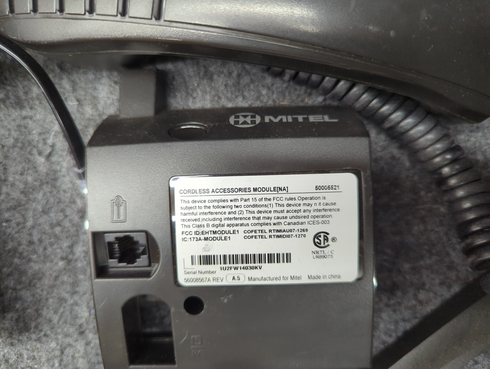 Lot of Mitel IP Phones and Accessories 5320 5330e 56008569A 56008567A