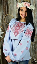 Ukrainian embroidered traditional shirt for ladies, blouse, vyshyvanka, 3 models