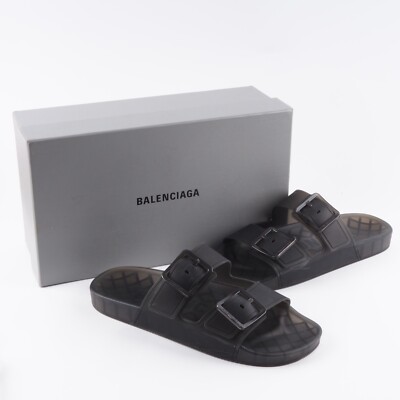 靴 BALENCIAGA Mallorca buckle slide sandals Balenciaga Women's Mallorca Buckle Slide Sandals