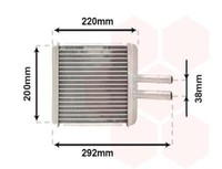 VAN Wezel WäRmetauscher Innenraumheizung FüR Daewoo Lanos Nubira Wagon 81006027