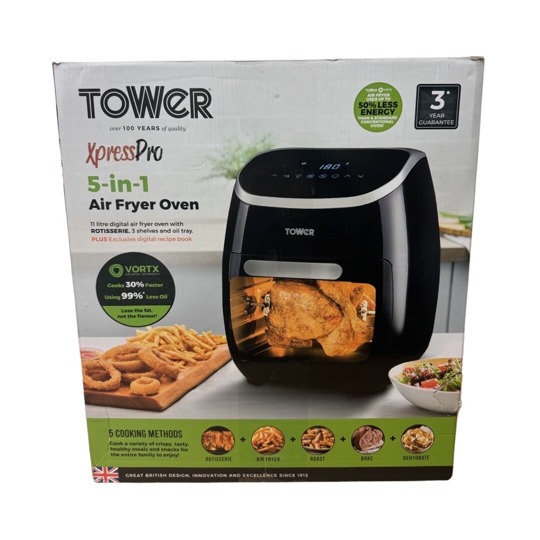 Tower Xpress Pro T17039 Vortx 11L 5In1 Digital Air Fryer Oven 2000W