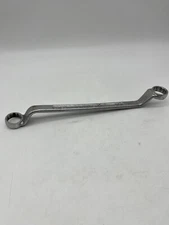 Vintage DUNLAP Tools Deep Offset Box End Wrench 25/32" x 3/4" USA Tool 11” OAL