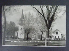 Minneota Minnesota MN St Pauls Lutheran Church Real Photo Postcard RPPC c1930-50