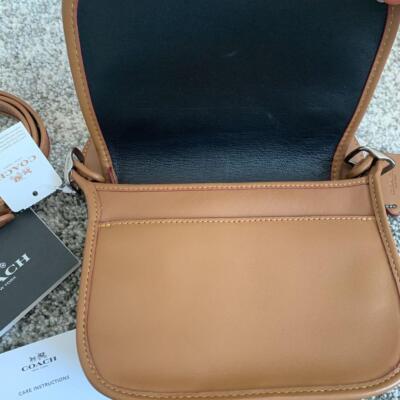 Disney X Coach F59369 Patricia Saddle Glove Calf Leather
