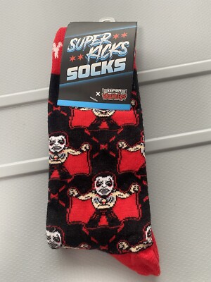 Super Kicks Socks x Micro Brawlers DANHAUSEN Pro Wrestling Crate Exclusive AEW