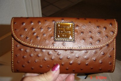 dooney ostrich wallet