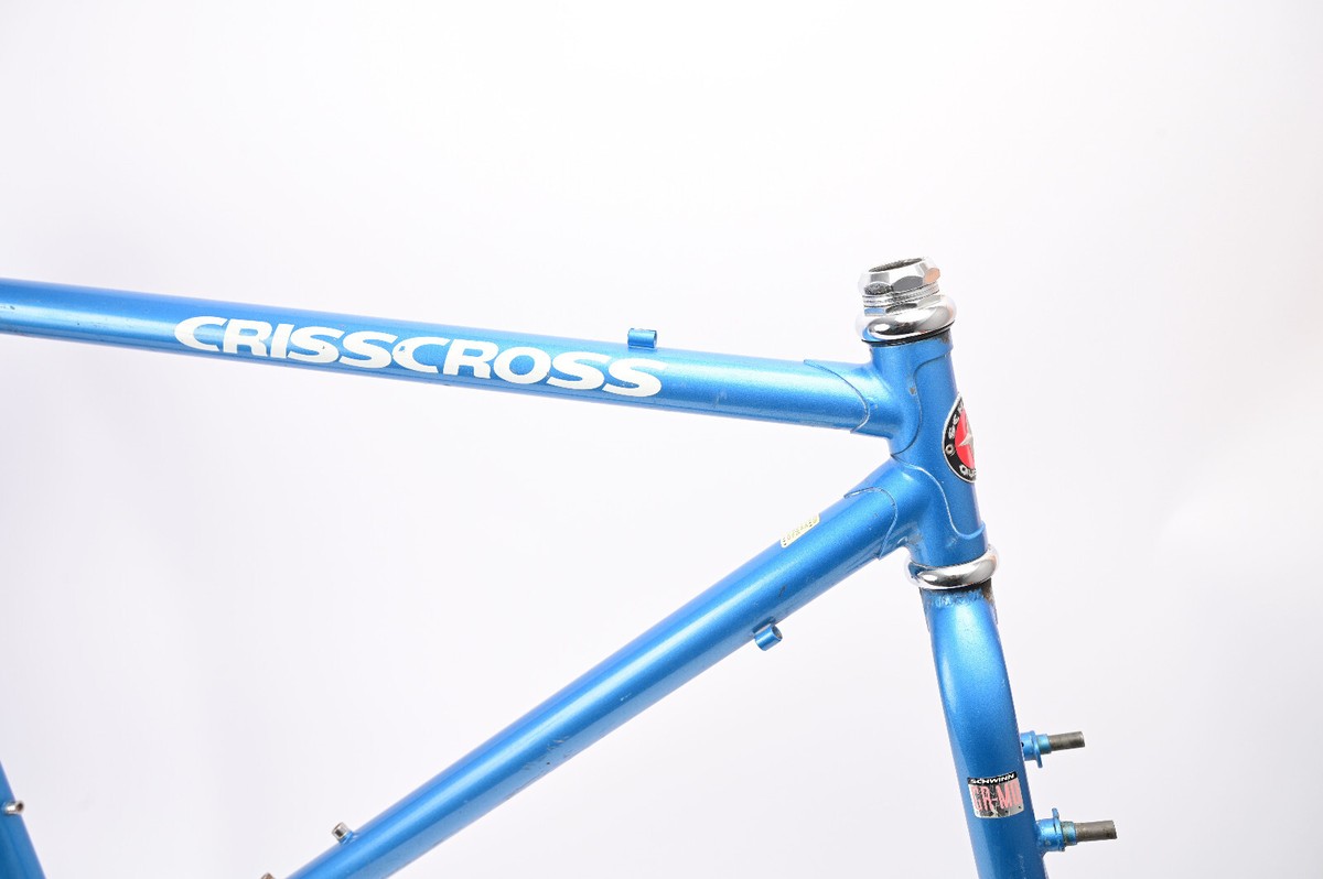 Vintage Schwinn CrissCross Road Gravel Bike Frame Fork Extras