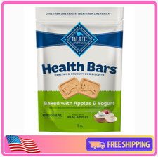 Blue Buffalo Health Bars Natural Crunchy Dog Treat Biscuits, Apple  Yogurt 16oz
