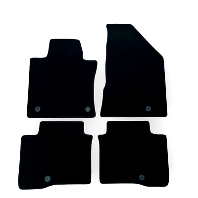Car Floor Mats For SsangYong Korando Waterproof Velour Black Carpet Liners New