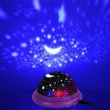 LED Galaxy Projector Starry Night Light Moon Star Sky Nebula Projection Lamp NEW
