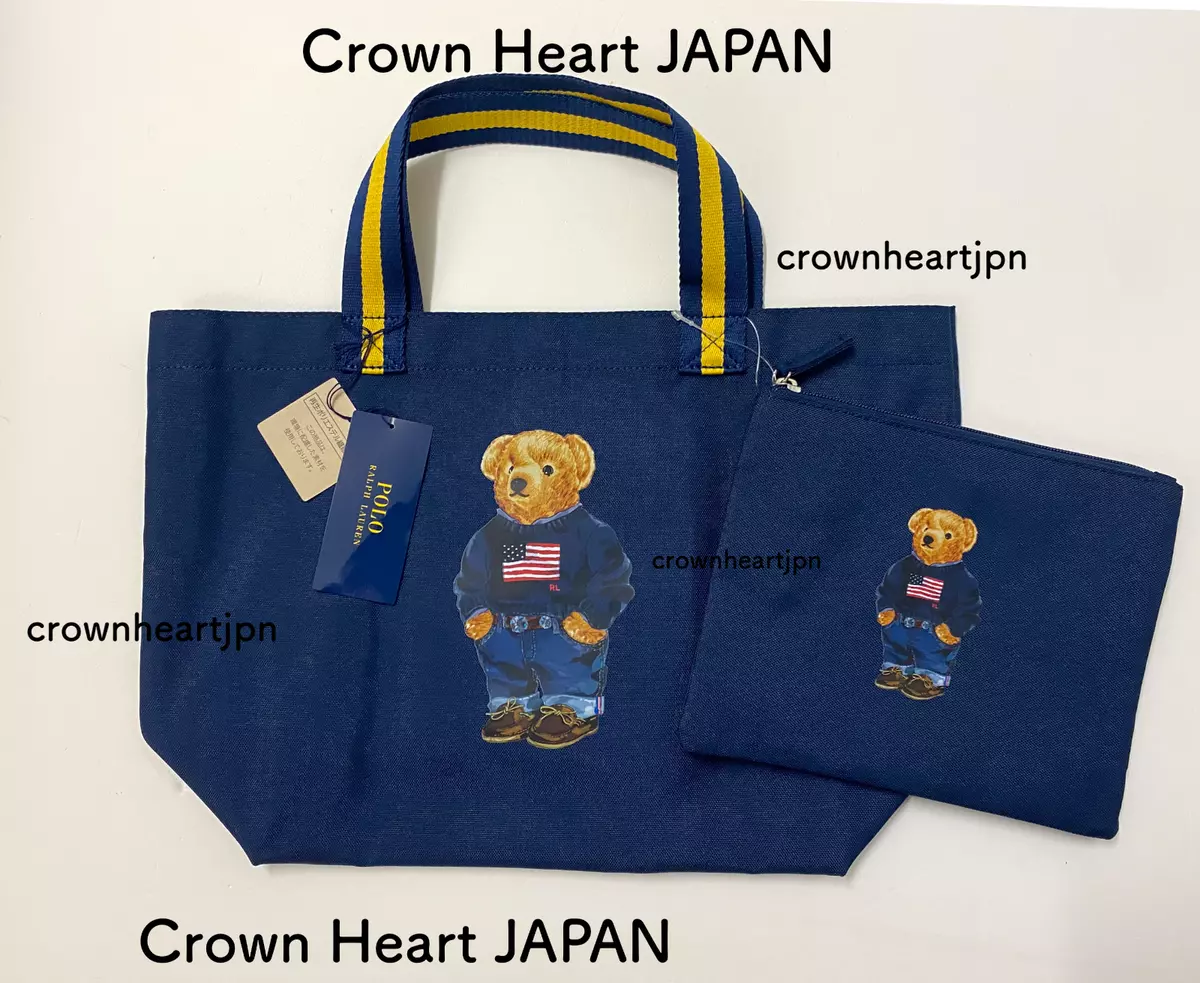 Ralph lauren navy tote bag clearance
