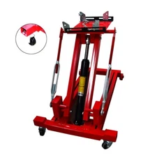 2T Auto Hydraulic Low Lift Floor Transmission Jack w/Swivel Casters 8.85-35.43"H