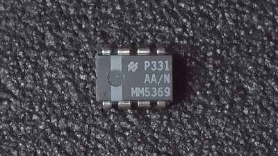 National Semiconductor MM5369 AA/N 17 Stage Divider IC - DIP8 - New