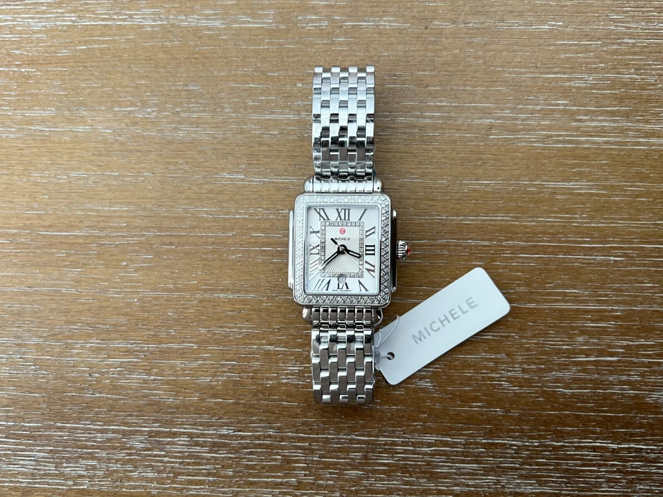 Michele Deco Madison Mid Diamod Silver Diamond Dial Stainless Steel MWW06G000001 - Image 4 of 4