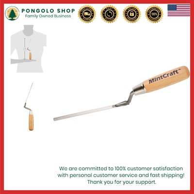 Lightweight Metal Trowel with High Shank Design for Tuck Pointing Projects