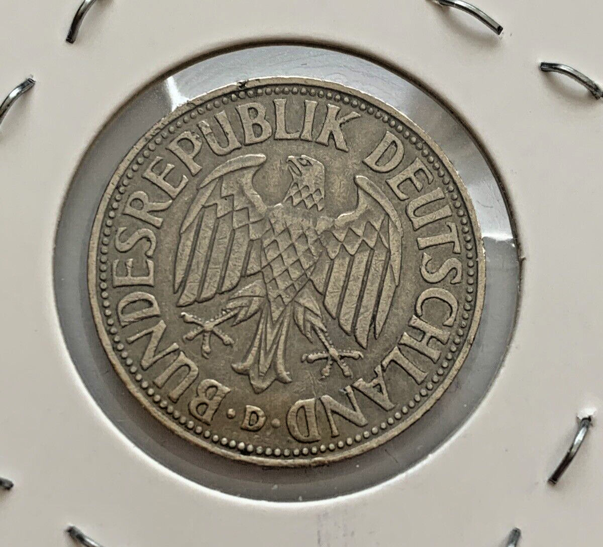 1967 D Germany One 1 Deutsche Mark Copper Nickel German Coin | eBay