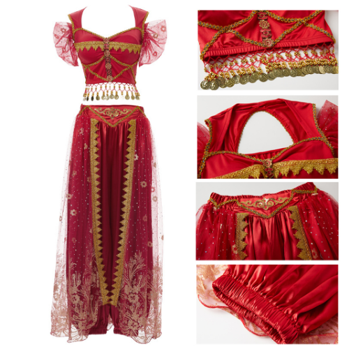 Festival Arabische Prinzessin Kostüme Indischer Tanz Party Cosplay Kostüm Outfit - Bild 4 von 48