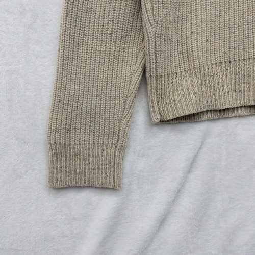 Maglione lana Wallace & Barnes Shetland uomo maglione scialle toppa gomito medio - Foto 3 di 4