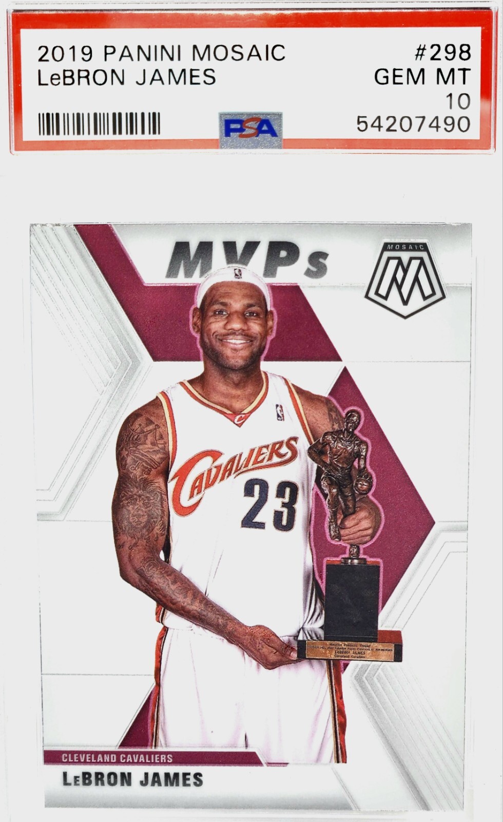 Prizm Mosaic 19-20／Lebron James silver ！