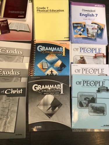 Abeka 7 English Grammar Homeschool Books Lot 7th Grade Teacher Key Miscellaneous - 第 3/5 張圖片
