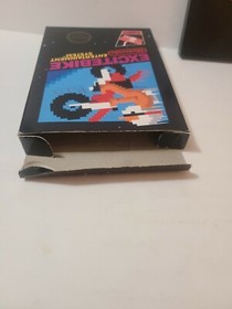 Excitebike HANGTAB No Rev A (Nintendo, 1985) Nes Complete in Box Early Print CIB