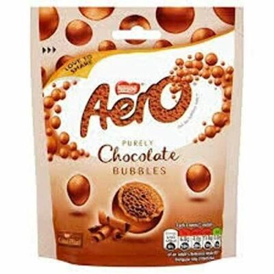 Original Aero Bubbles Milk Chocolate Pouch Imported From The UK England British
