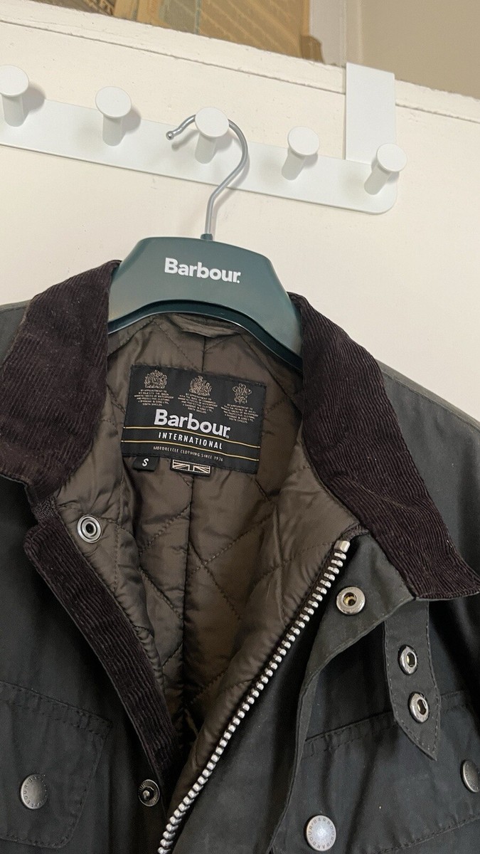 239 Men Barbour international Duke Wax Jacket (TR) Size S UK