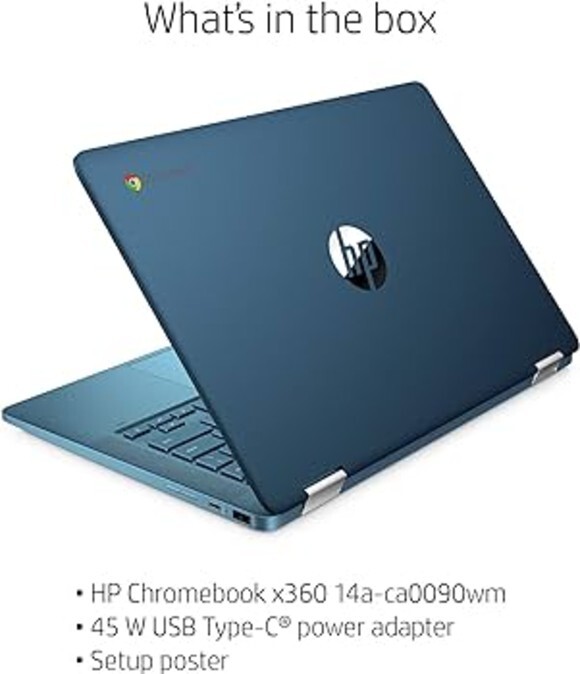 fairly used laptop chromebook octopus light blue- few scratches