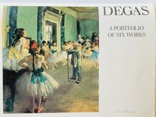Degas A Portfolio of 6 Works Degas  Reproduction For Framing 12” by 16”