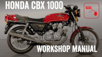 Honda 1979-1982 CBX 1000 CBX1000 Repair Workshop Service Manual Honda 1979-1982 CBX 1000 CBX1000 Repair Workshop Service Manual