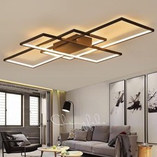 LED Deckenlampe Moderne Deckenleuchte Schlafzimmer Wohnzimmer Dimmbar 90*50CM