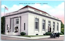 Postcard - United States Post Office - Carthage, Missouri