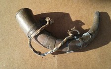 ✅💯2 fiaschette militari porta polvere da sparo epoca napoleonica antiche rare