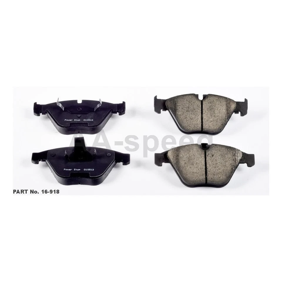 Brake Pads and Rotors Front Rear For BMW 545i 2005 2004 Power Stop C-Tek - Изображение 2 из 4