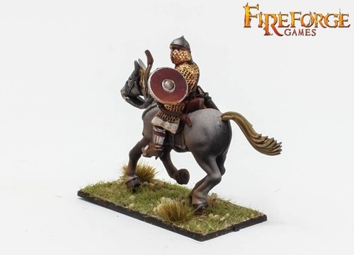 GIOCHI FIREFORGE DVBY04-BS ARCIERI CAVALLI BIZANTINI 12 FIGURE MULTIPARTI 28mm - Foto 12 di 12