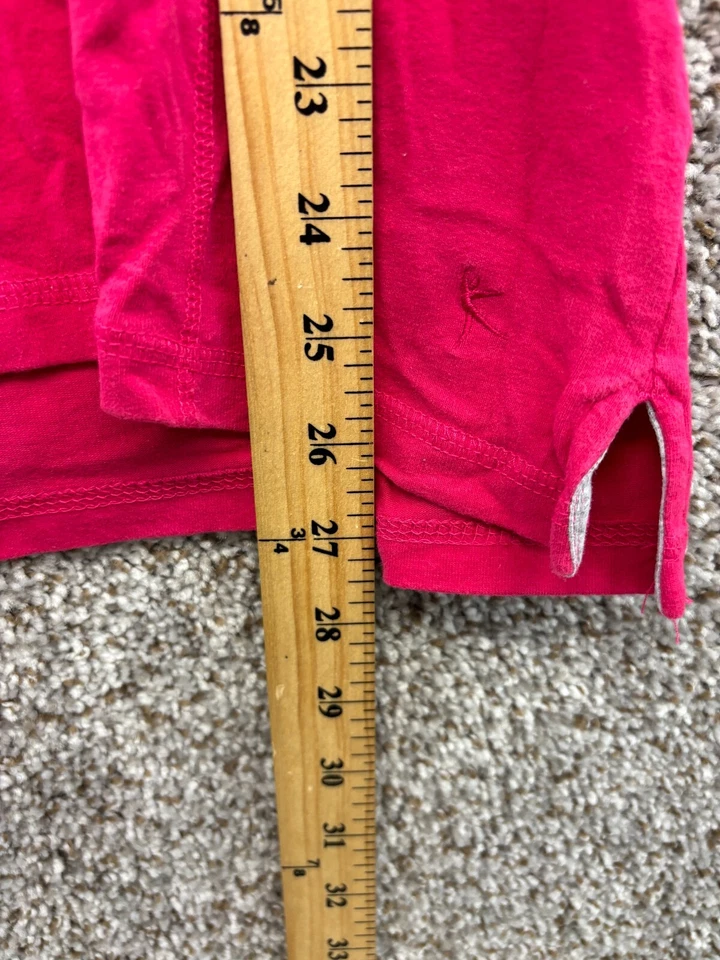 Camiseta Danskin Now Rosa Cuello Redondo Aberturas Laterales Manga Corta Camiseta Para Mujer Talla XL Foto 4 de 4