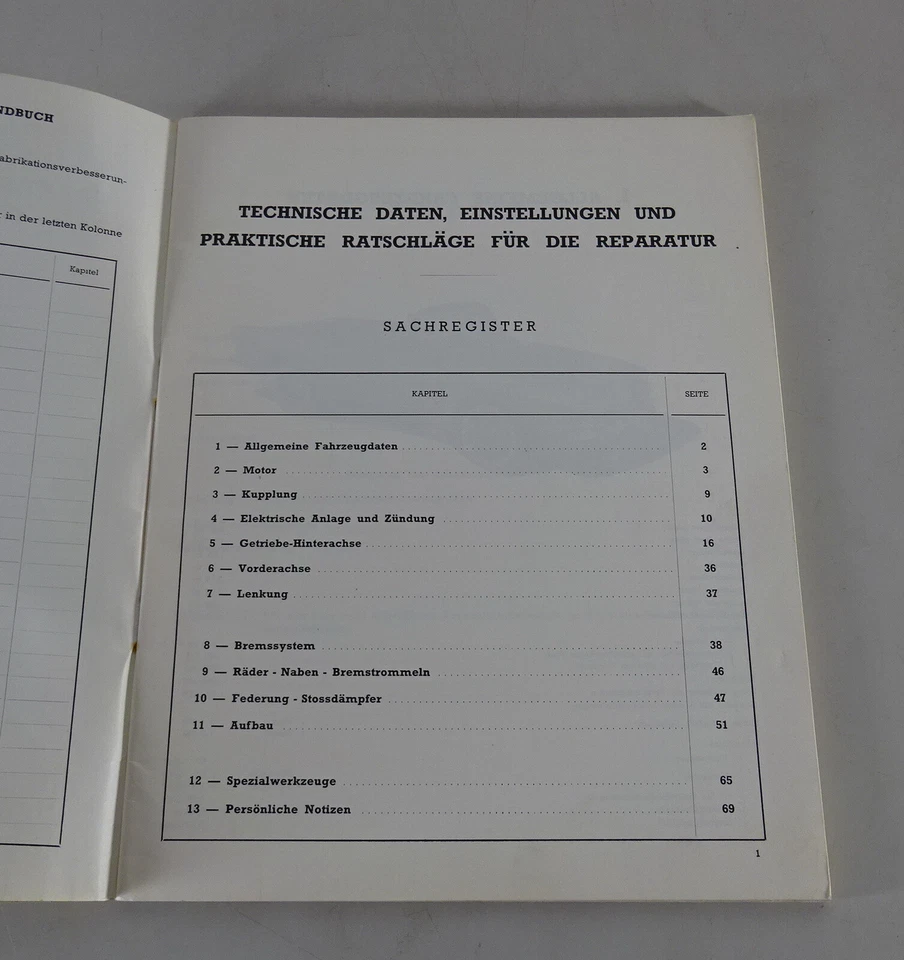 Manual De Taller Renault R. 1092 Caravelle / Floride Cabrio / Coupé 1959-1961 - Imagen 2 de 4