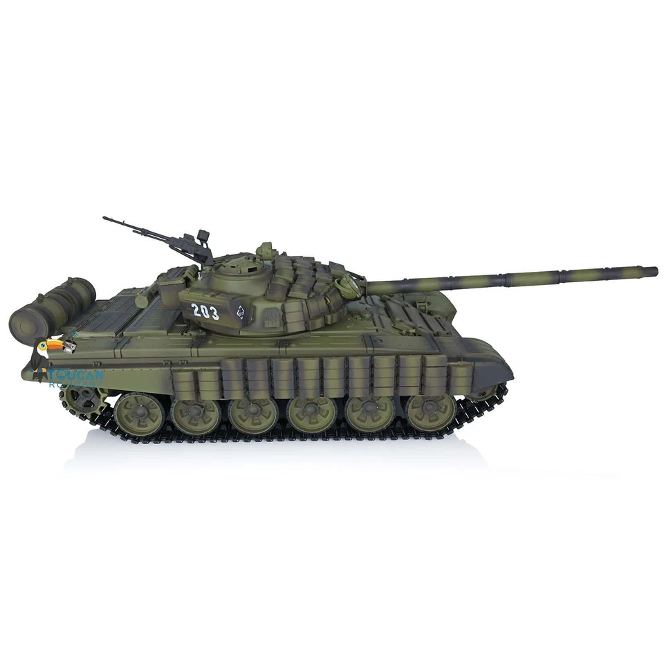 Heng Long T72 1/16 Plastic RTR RC Battle Tank 7.0 3939 W/IR Infrared BB Shooting - Image 3 of 4