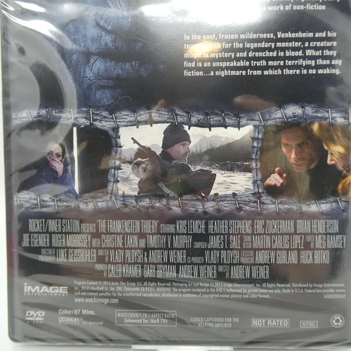 The Frankenstein Theory (DVD, 2013) New in wrapping. Free shipping. - Foto 4 di 8