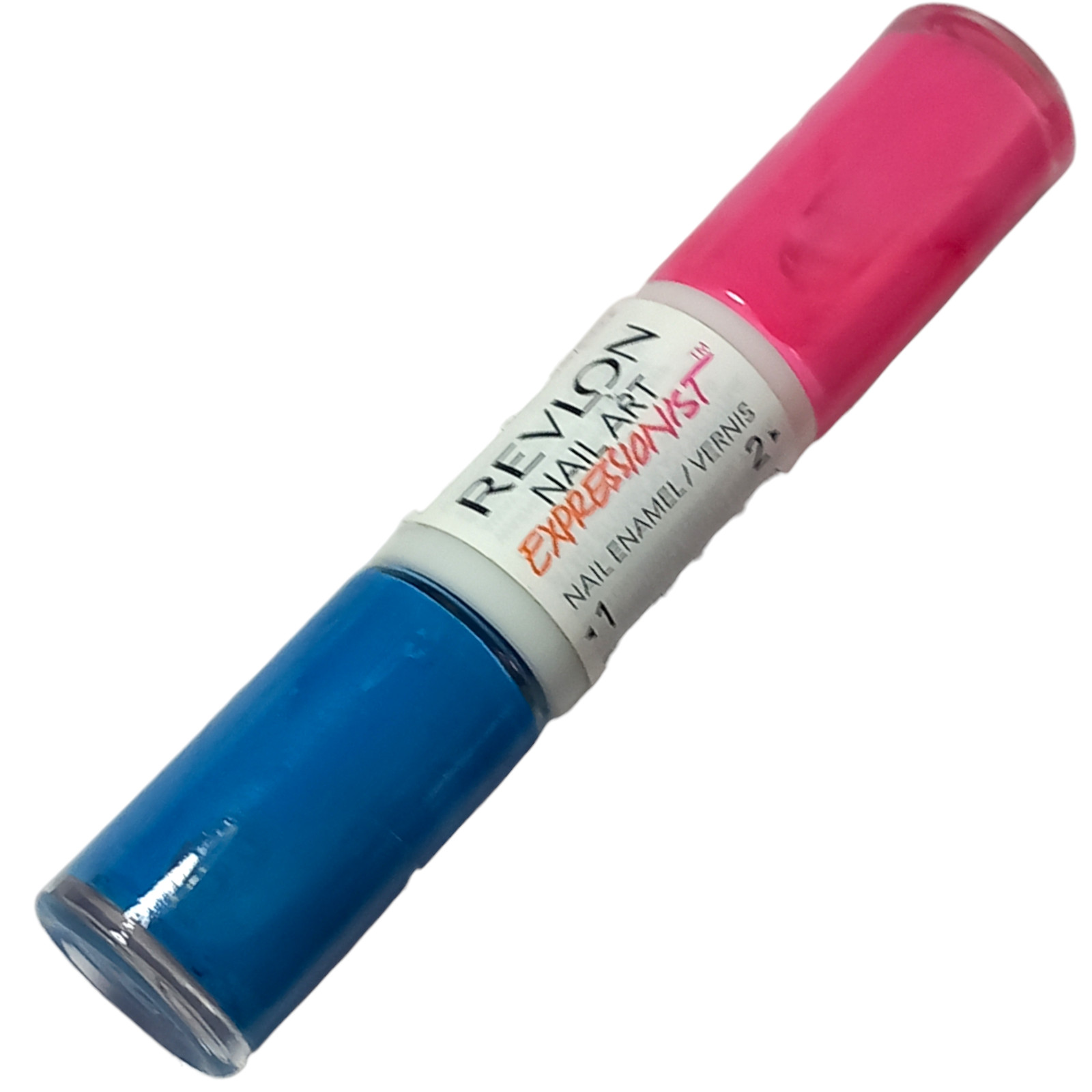 Revlon Nail Polish 300 Pop Art Blue Pink Expressionist Varnish Colour Beauty New