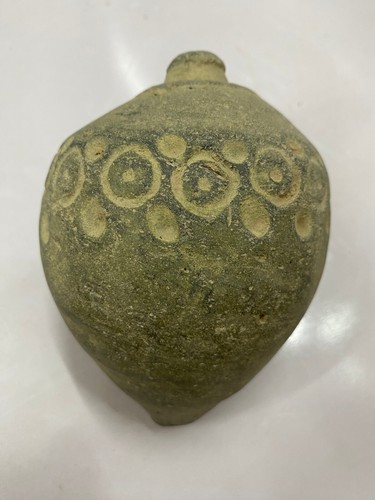 Granata a mano bizantina decorata stile occhio con punti della regione di Herat Afghanistan - Foto 7 di 16