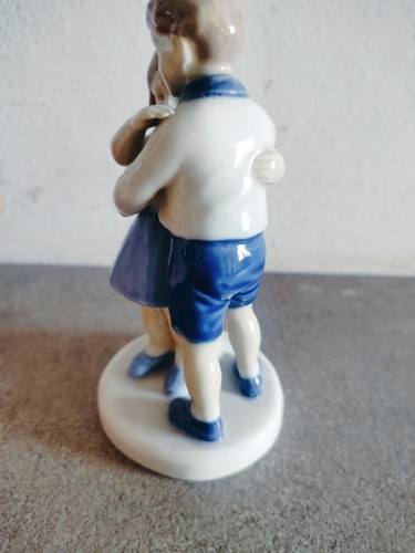 Statuetta Numerata Carl Schneiders Erben Vintage Children Porcelain Mark 1859 - Foto 2 di 10