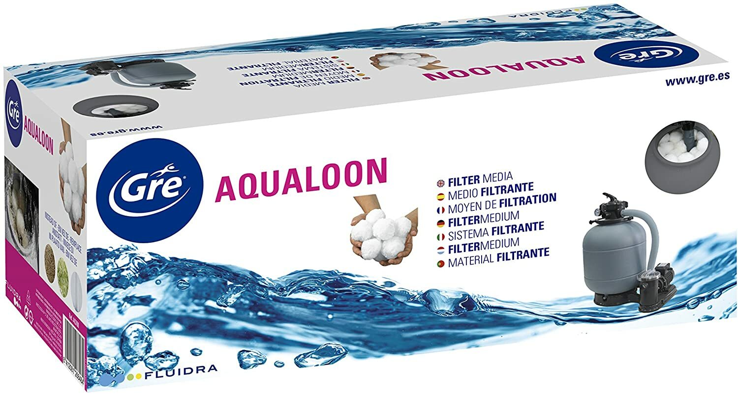 Medio filtrante Aqualoon Gre para piscina 700g AQ700