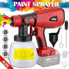 Cordless Spray Gun Electric Paint Sprayer For Milwaukee 18V Battery 48-11-1820