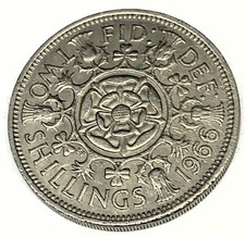 # C7770    GREAT BRITAIN     COIN,     FLORIN   1966