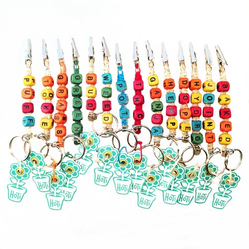 HOTI Hemp Handmade HYDRO Natural Keychain Roach Clip Wood Bead ATM Card Grabber - Bild 4 von 4