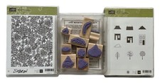 Stampin Up Lot Of 3 Stamp Sets-Something Lacy, Good Neighbors
