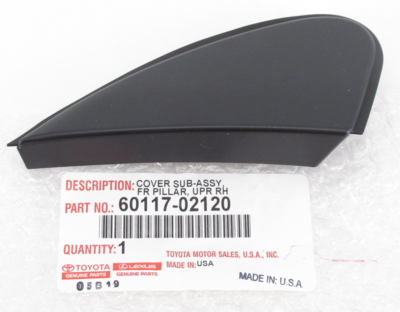 Genuine OEM Toyota 60117-02120 Passenger Front Trim Cover 2014