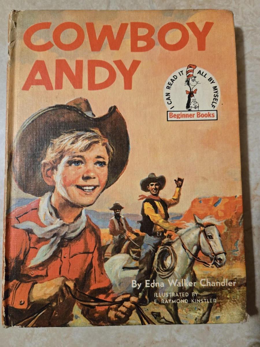 COWBOY ANDY 1959 HC 1959 2nd Print Edna Walker Chandler Dr Seuss